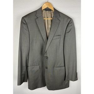 Lauren Ralph Lauren Men's 42L Dark Brown 100% Wool Suit Jacket